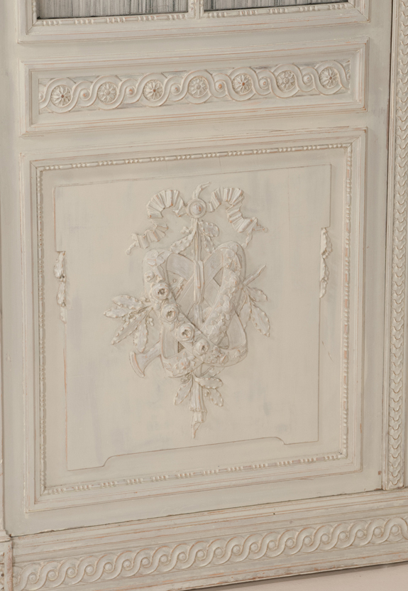 Louis XVI Style Painted Armoire