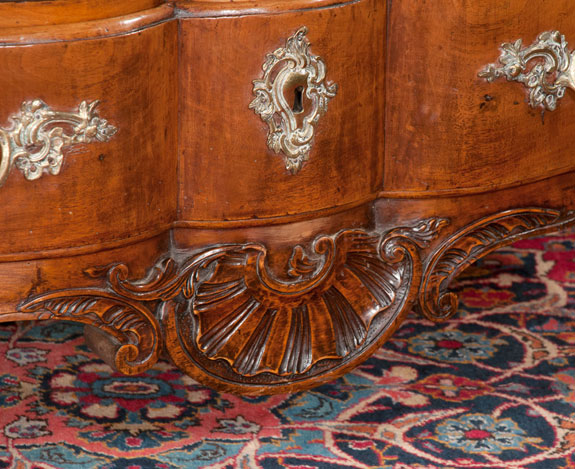 Exceptional 18th Century Country French Walnut Commode