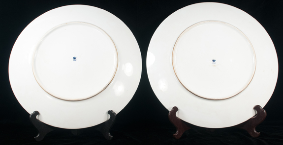 Pair of KPM Porcelain Chargers