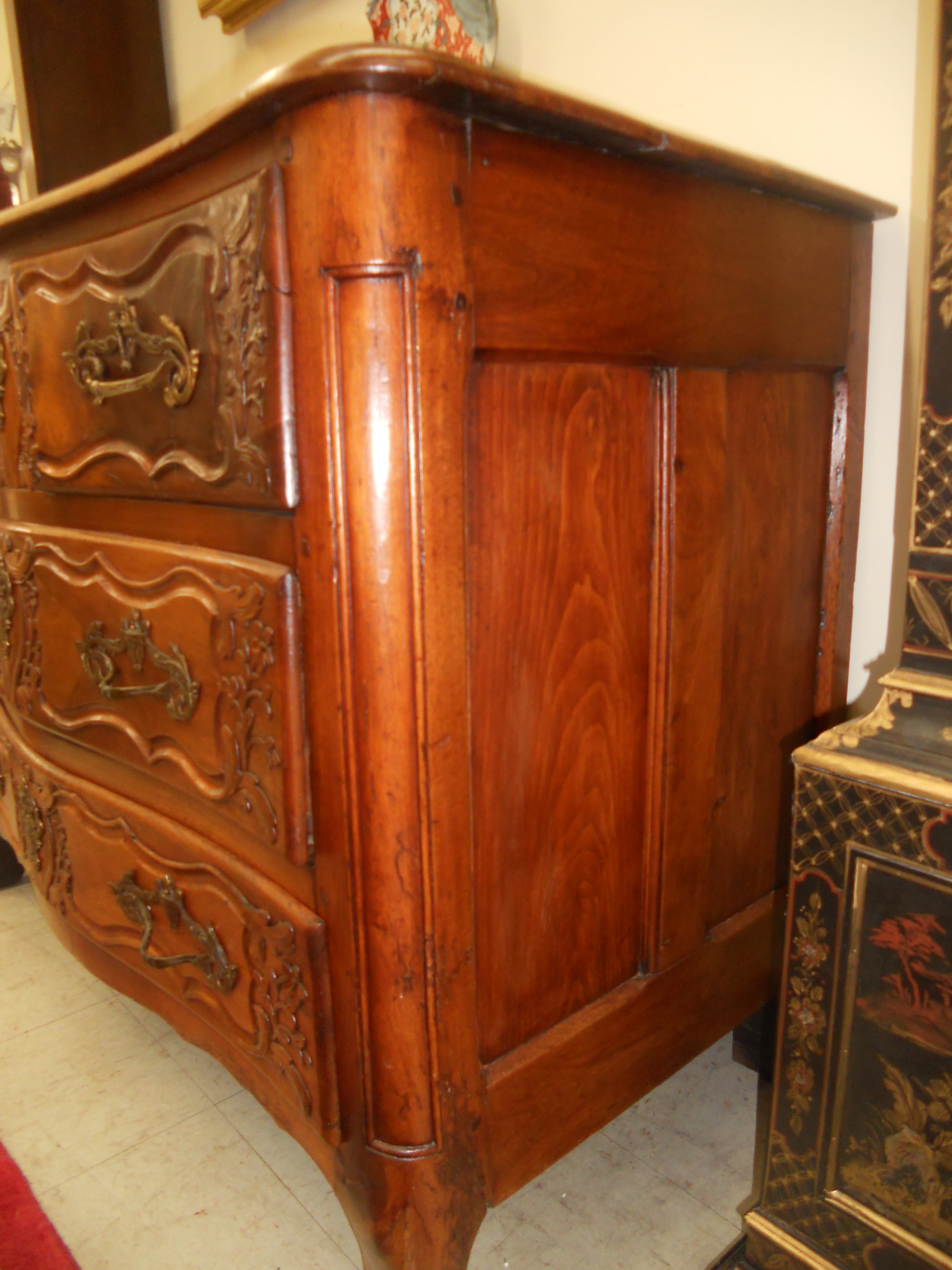 Country French Walnut Commode