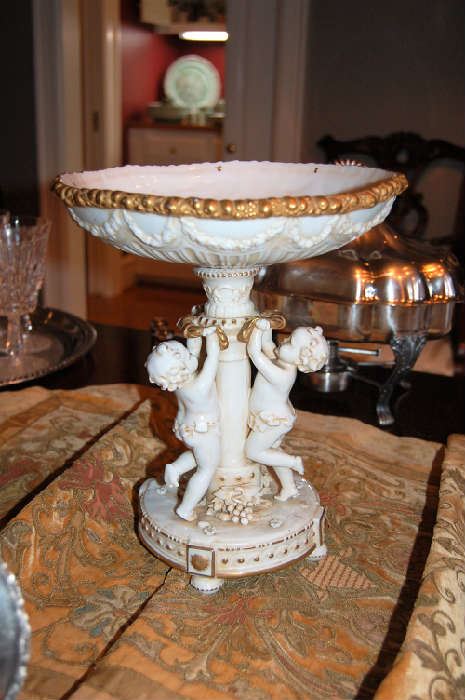 Porcelain Compote with Round Base