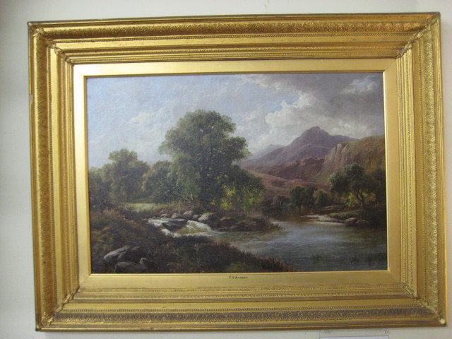 Oil On Canvas By T. S. Barber