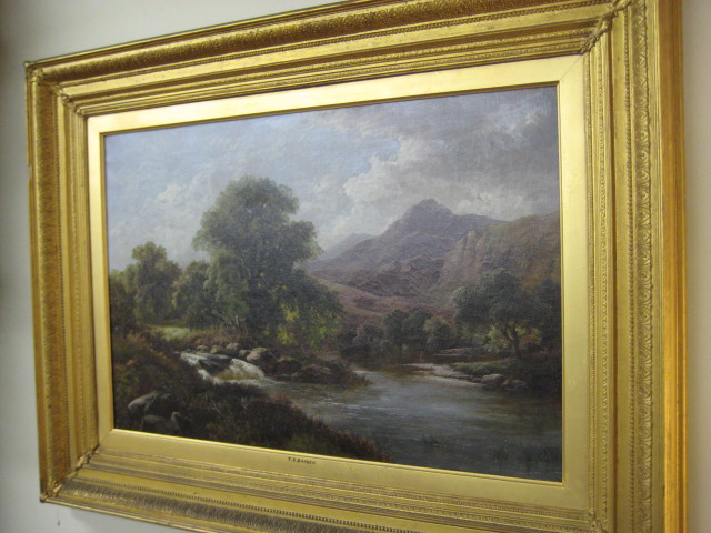 Oil On Canvas By T. S. Barber