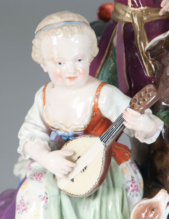 Meissen Porcelain Children with Musical Instruments  (SOLD)