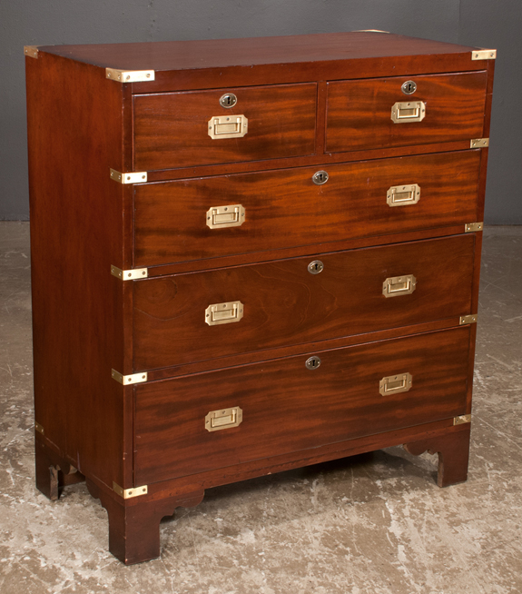 Mahogany Campaign Chest  (SOLD)