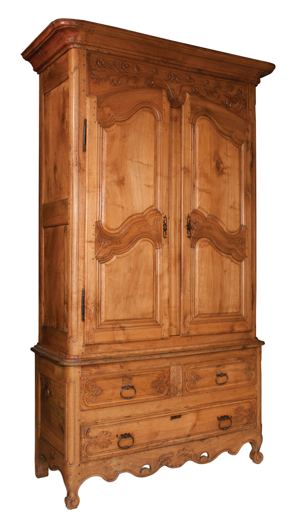An Exceptional Country French Walnut Armoire