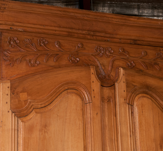 An Exceptional Country French Walnut Armoire