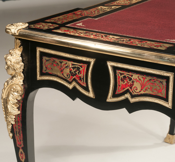 Bronze Mounted Louis XV Boulle Style Writing Desk  (SOLD)