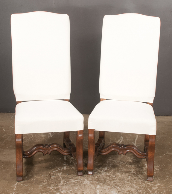 Set of Six Country French Style Dining Chairs  (SOLD)