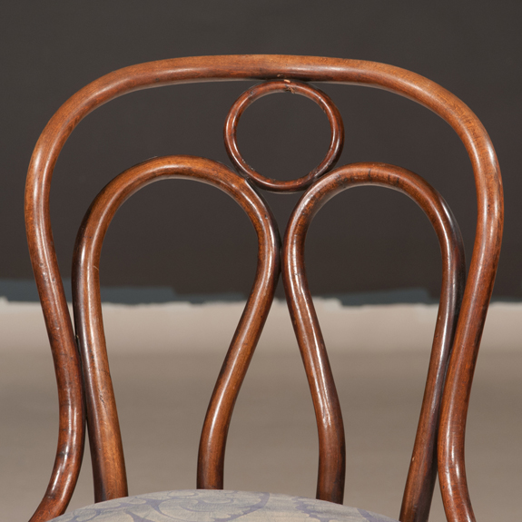 Set of 12 English Bentwood Side Chairs