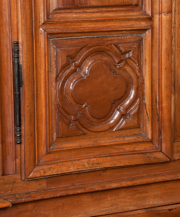 Exceptional Country French Walnut Armoire