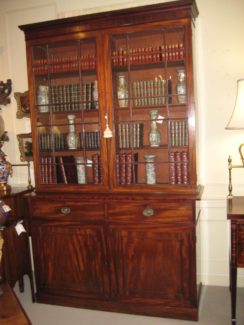 Mahogany Bookcase Cabinet