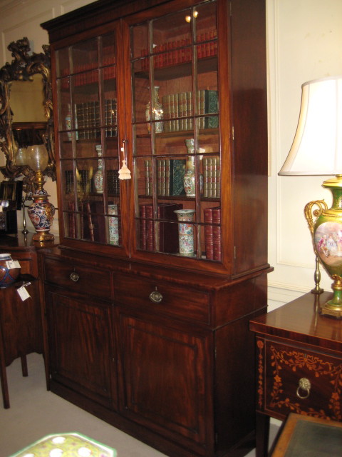 Mahogany Bookcase Cabinet