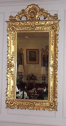Late Georgian Gold Leaf Mirror