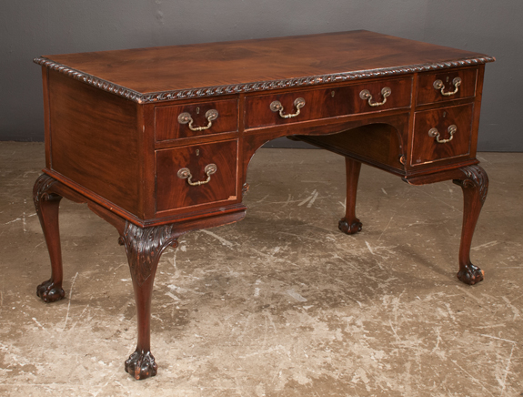 Chippendale Style Mahogany Writing Desk