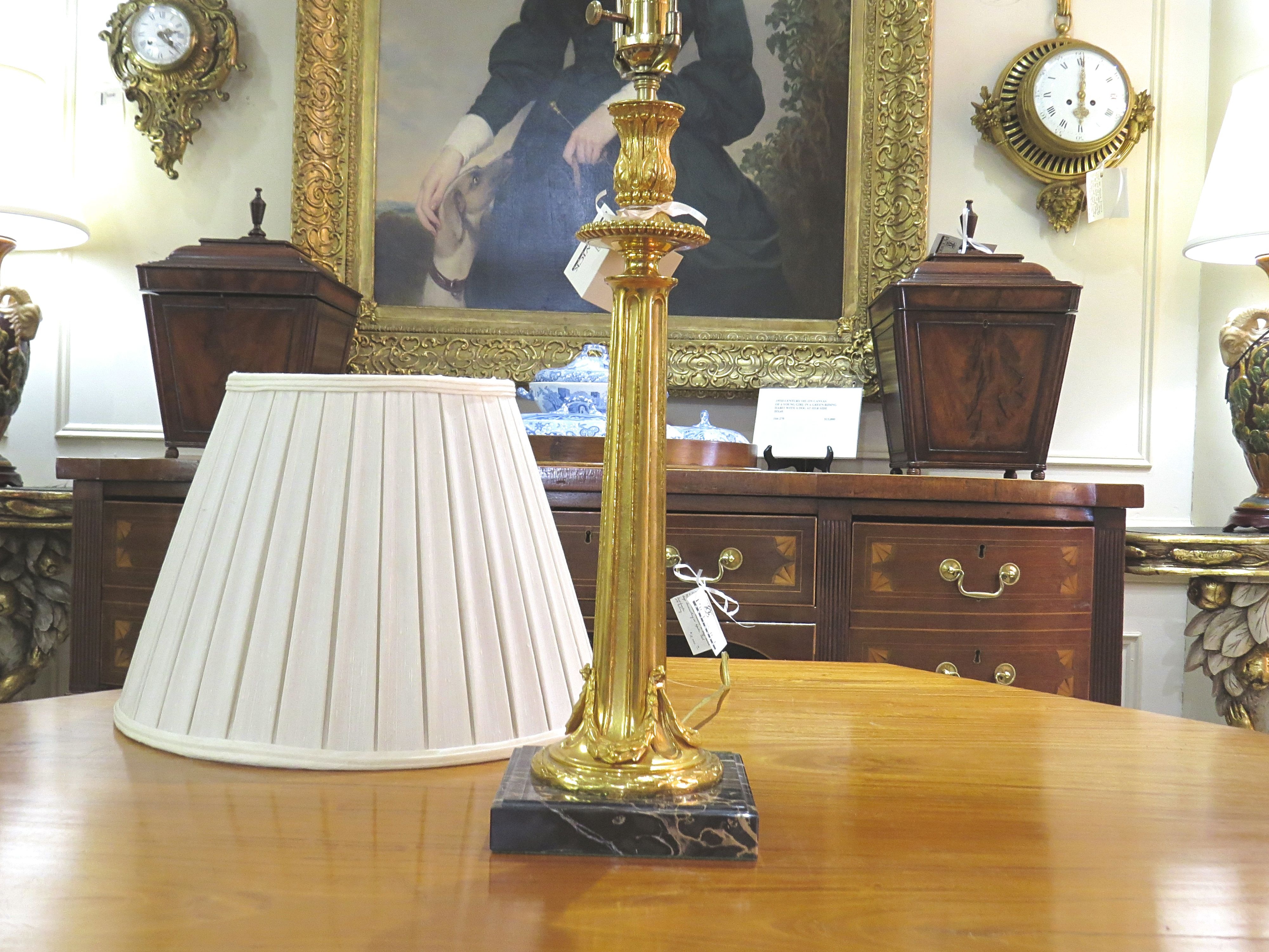 A Dore Bronze Lamp