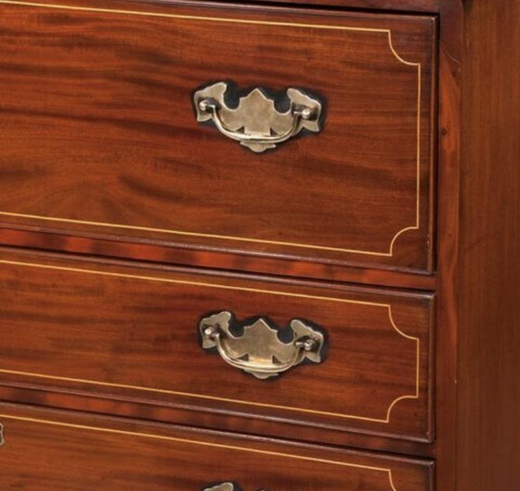 Chippendale Mahogany Secretaire Chest  (SOLD)