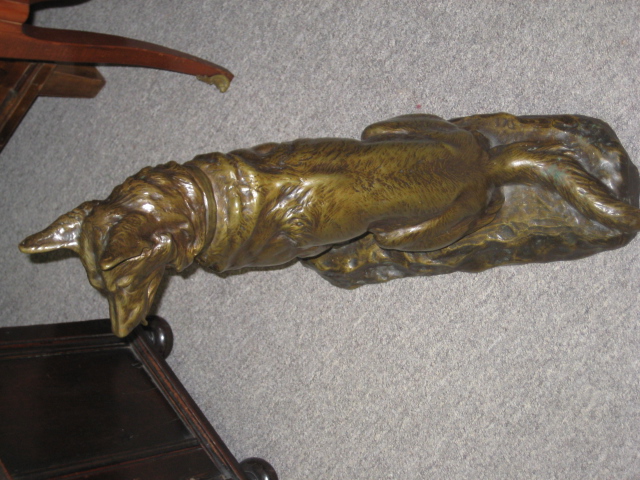 Bronze Figure Of A Dog