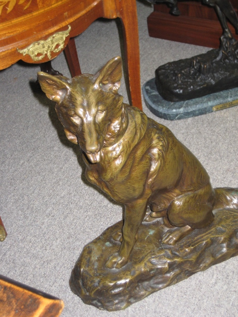 Bronze Figure Of A Dog