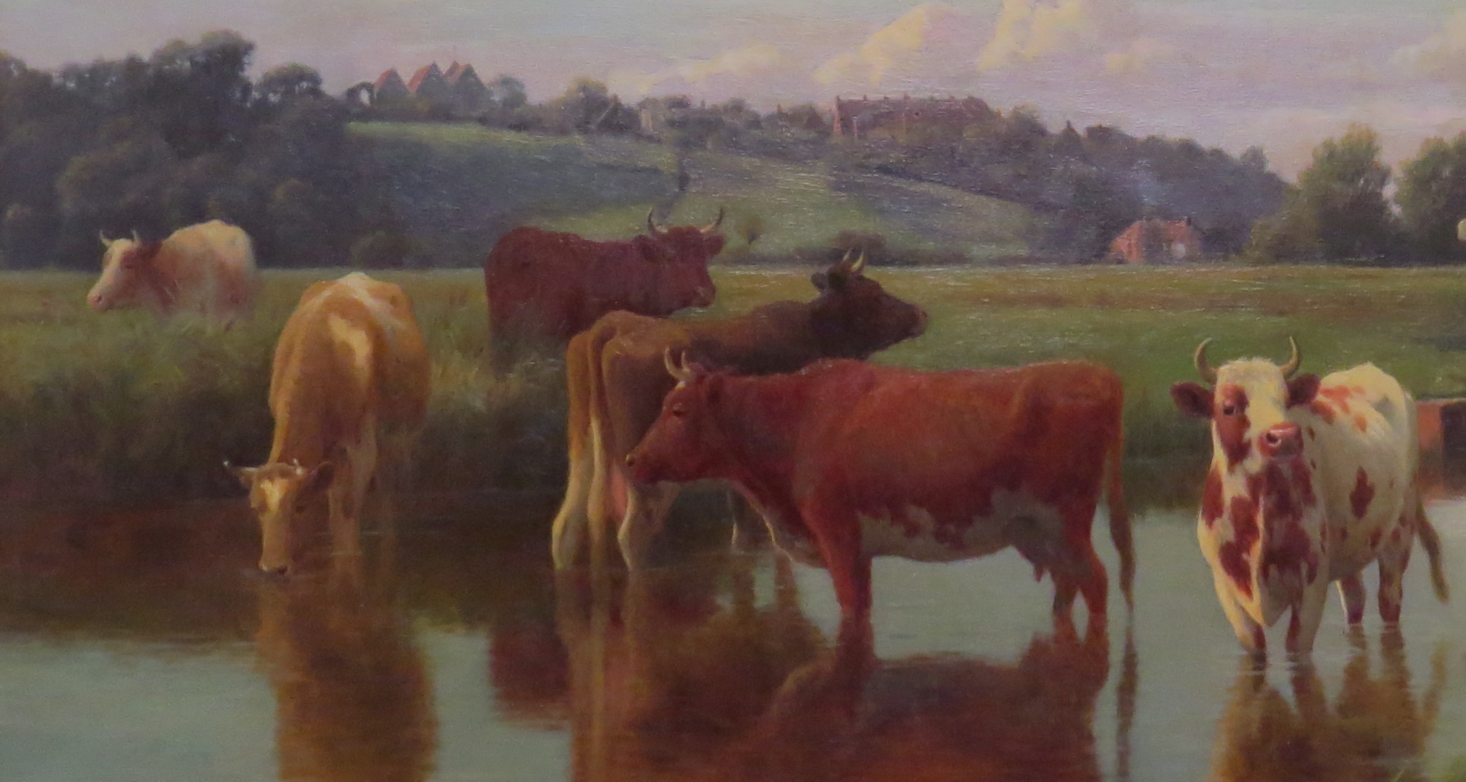 Oil On Canvas By W. Sidney Cooper