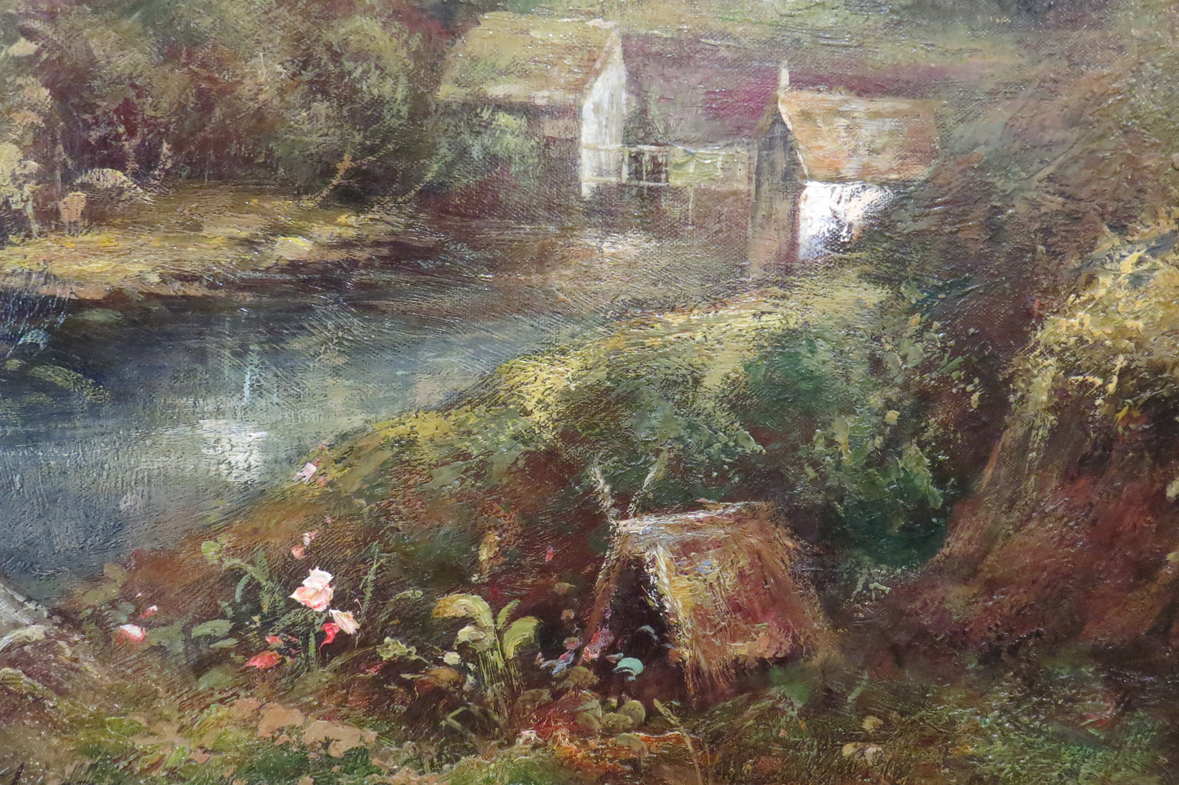 Oil on Canvas of a Landscape, Signed G. Cotner