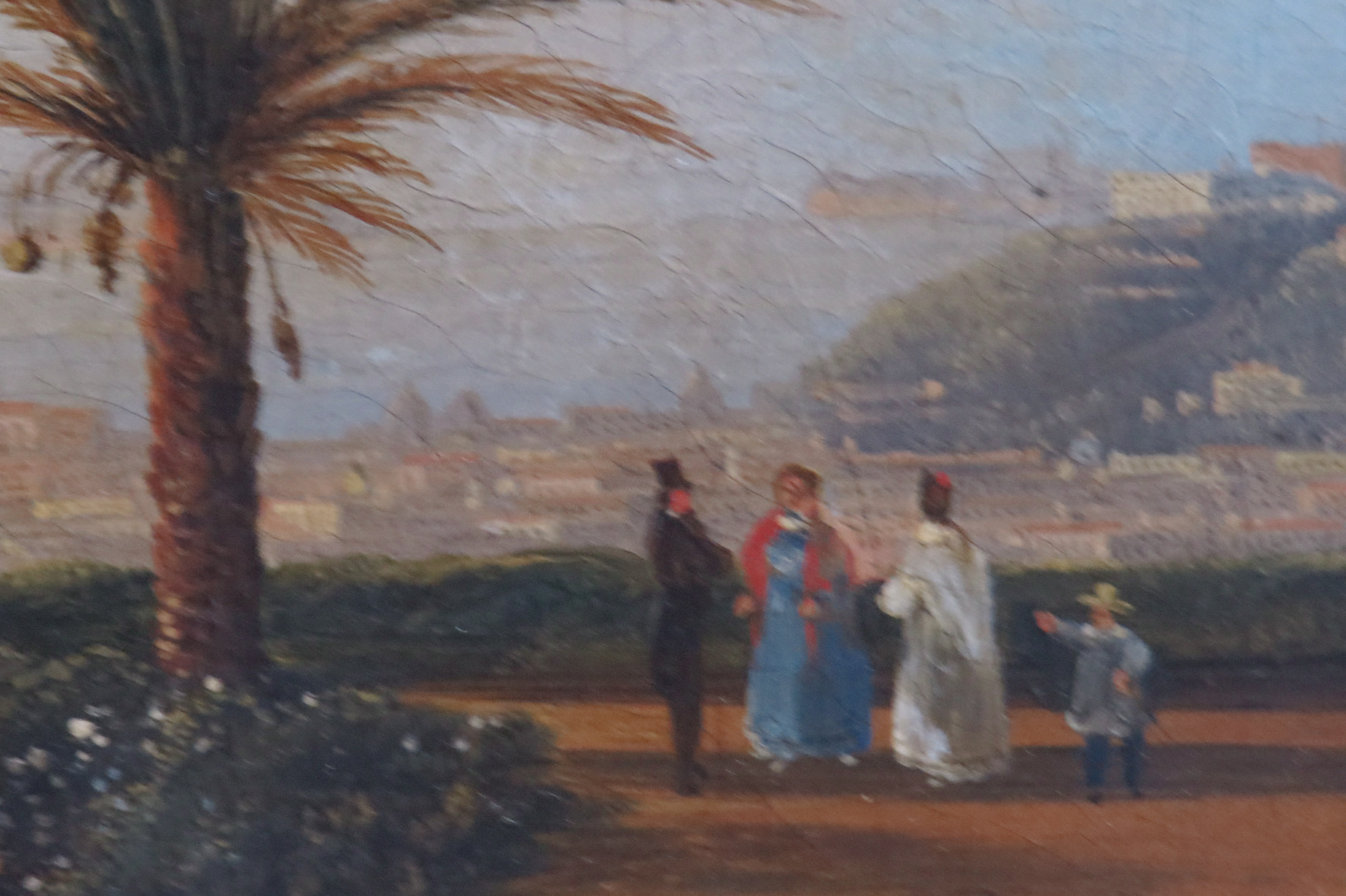Oil on Canvas of Naples From Capo de Monte