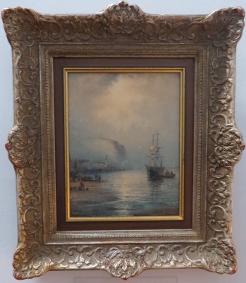 Oil on Panel, signed W. Thornley