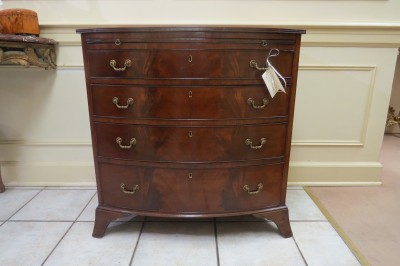 English Bow Front Chest