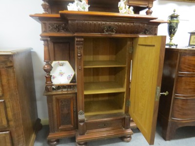 An Edwardian Style Double Tiered Cabinet