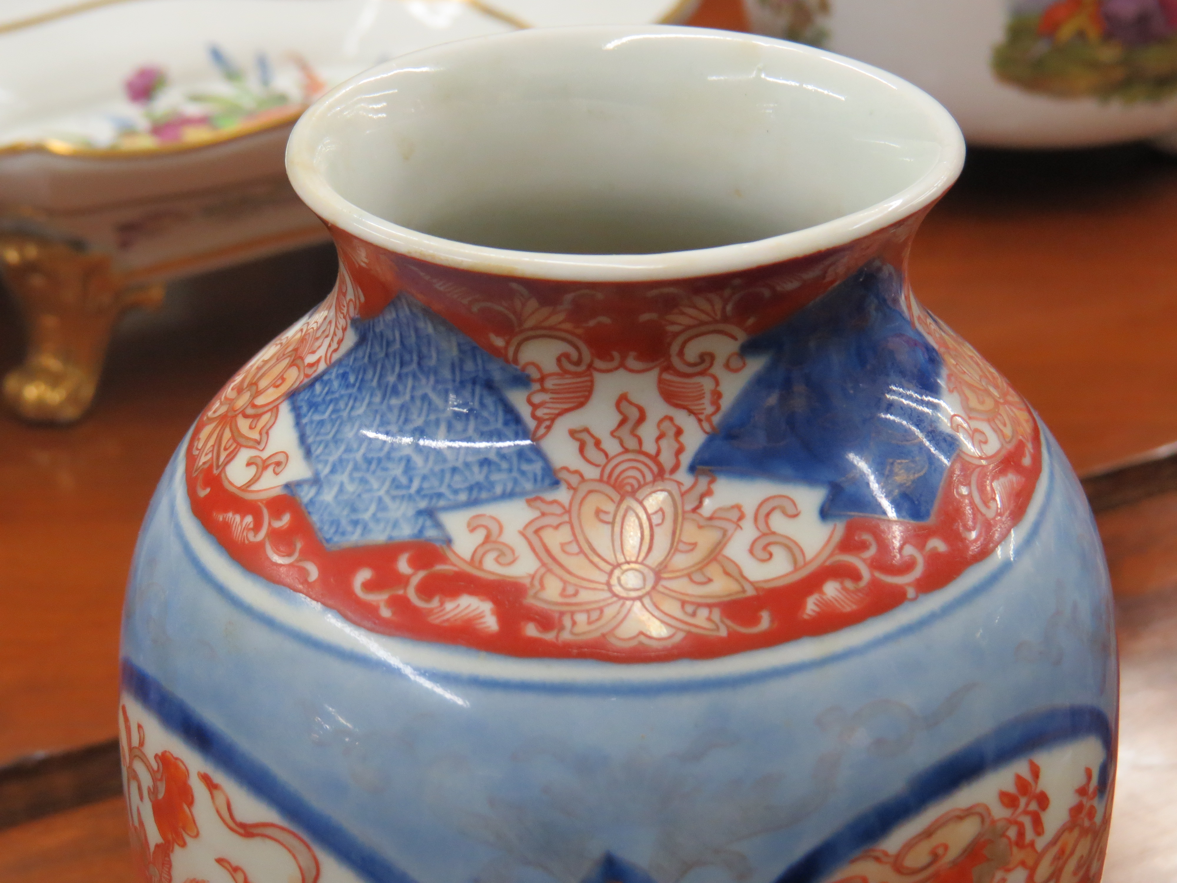Pair of Japanese Imari Porcelain Vases