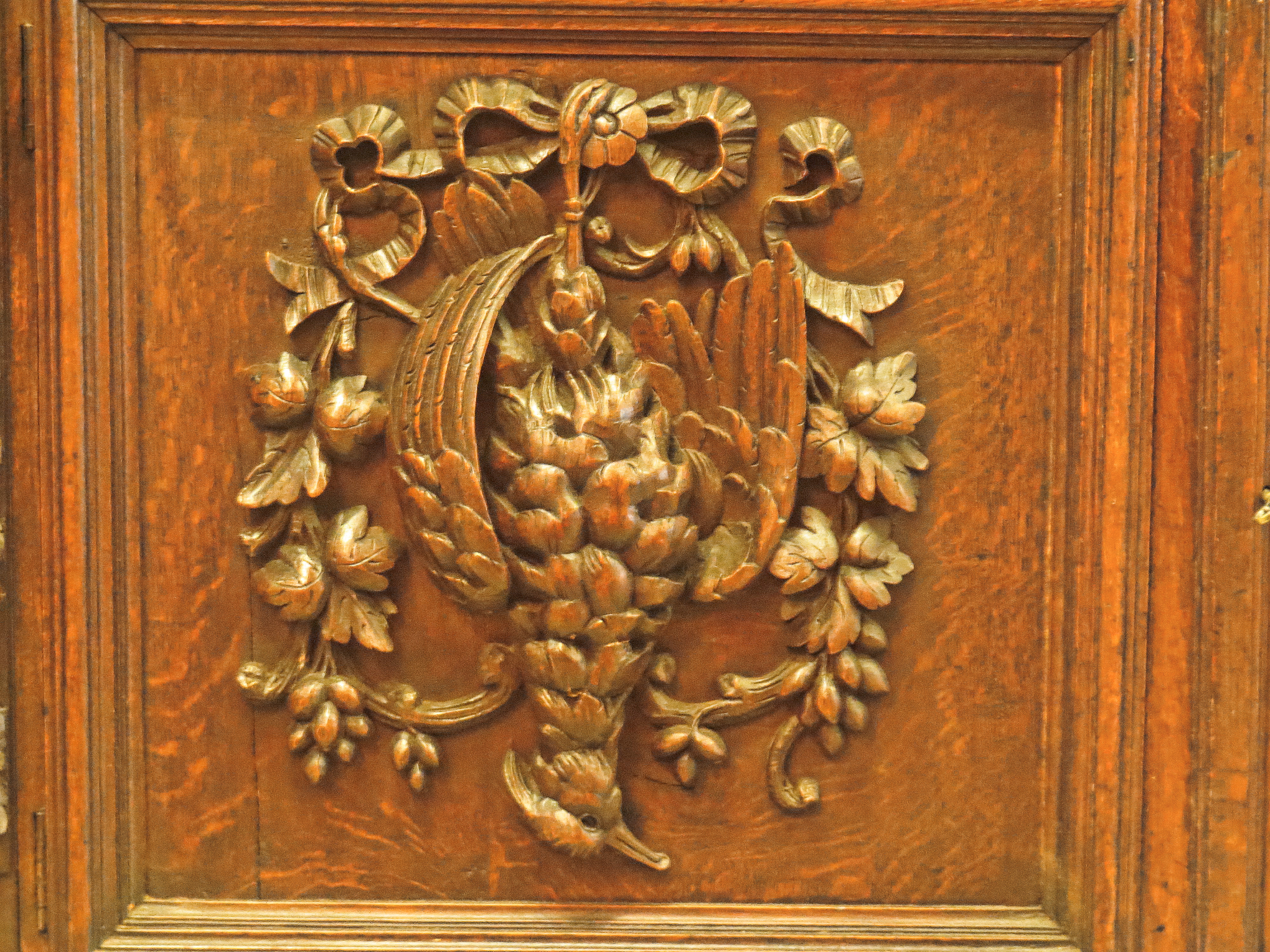 English Oak Hunting Lodge Cabinet  (SOLD)