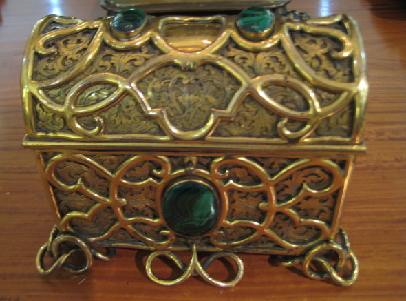 French Bronze Dome Shaped Caddy