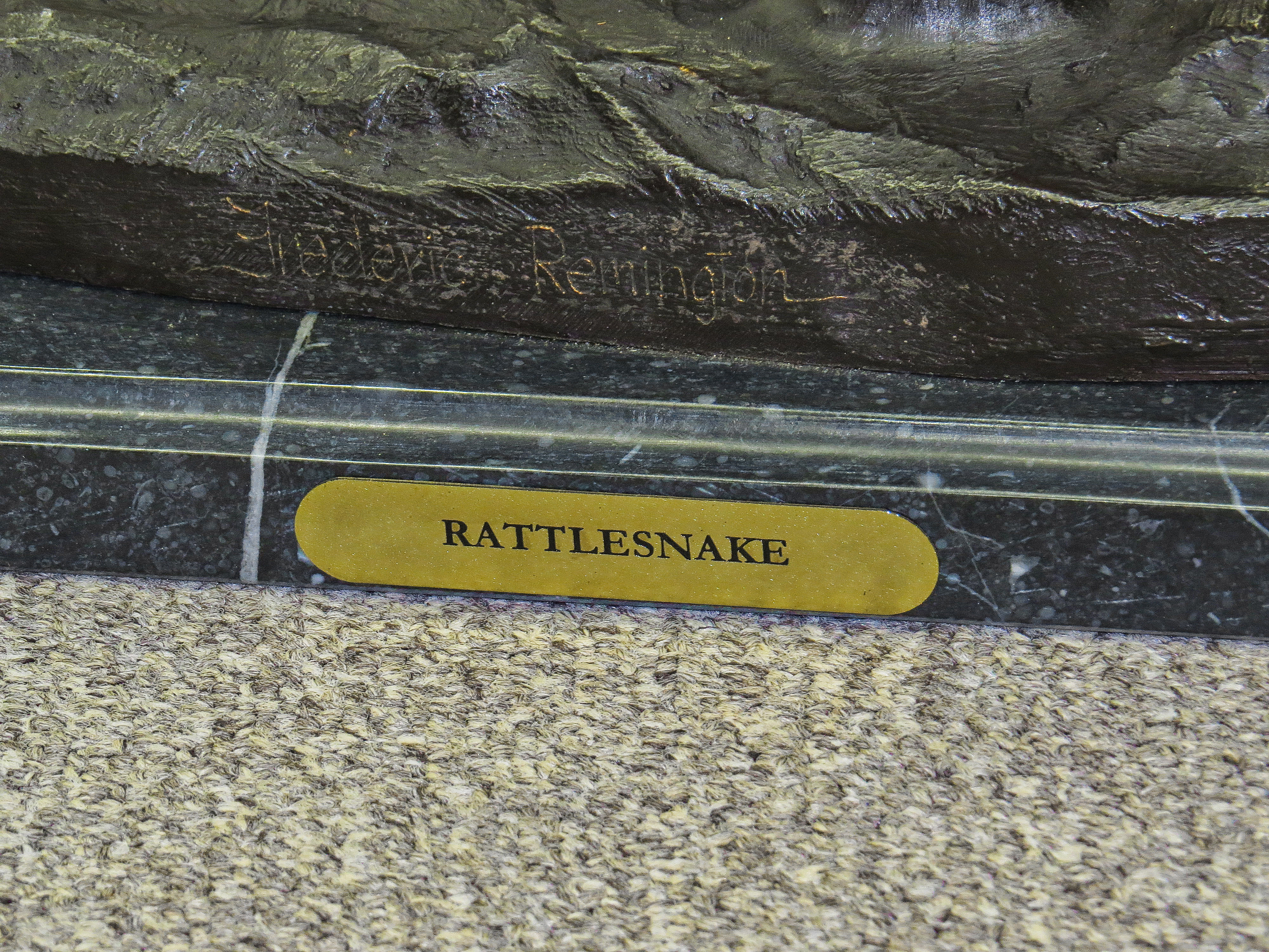 “Rattlesnake” by Frederic Remington  (SOLD)