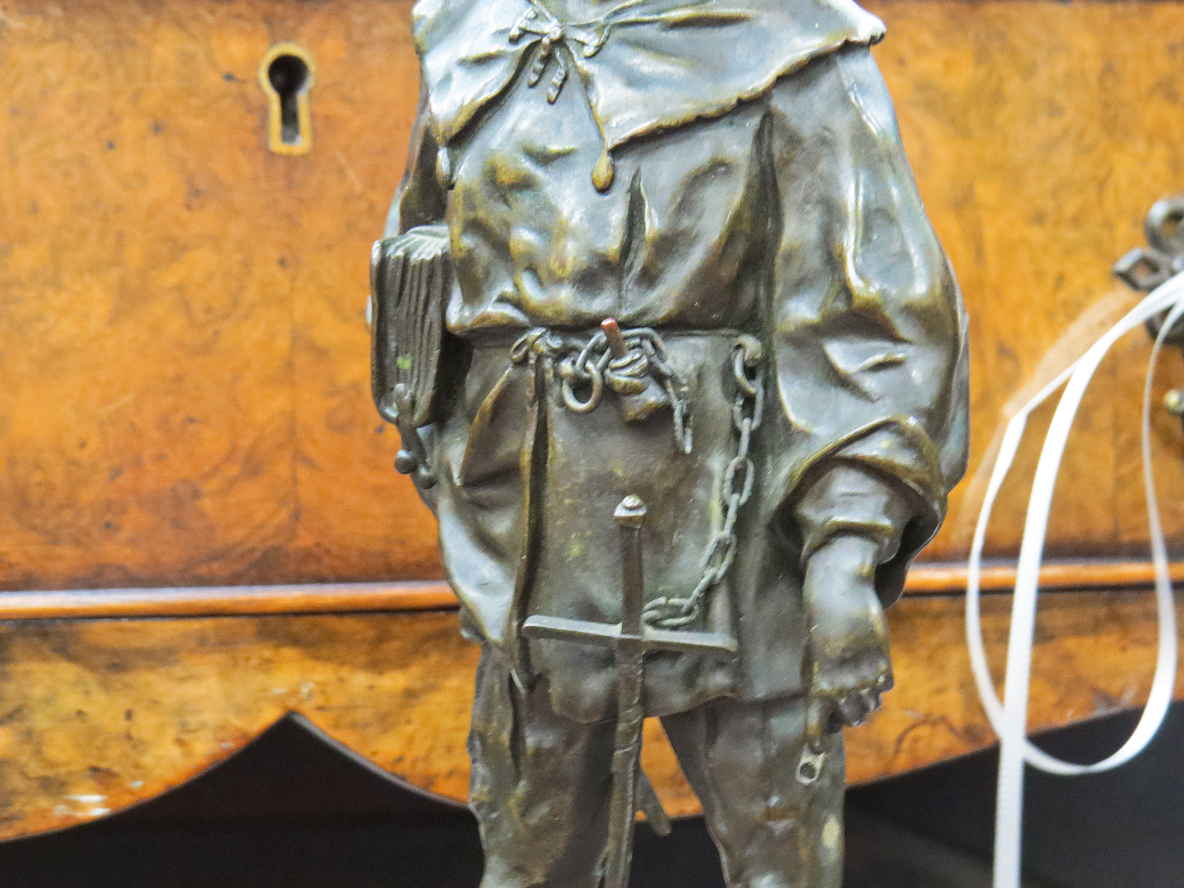 French Bronze of a Male Figure signed by E. Picault