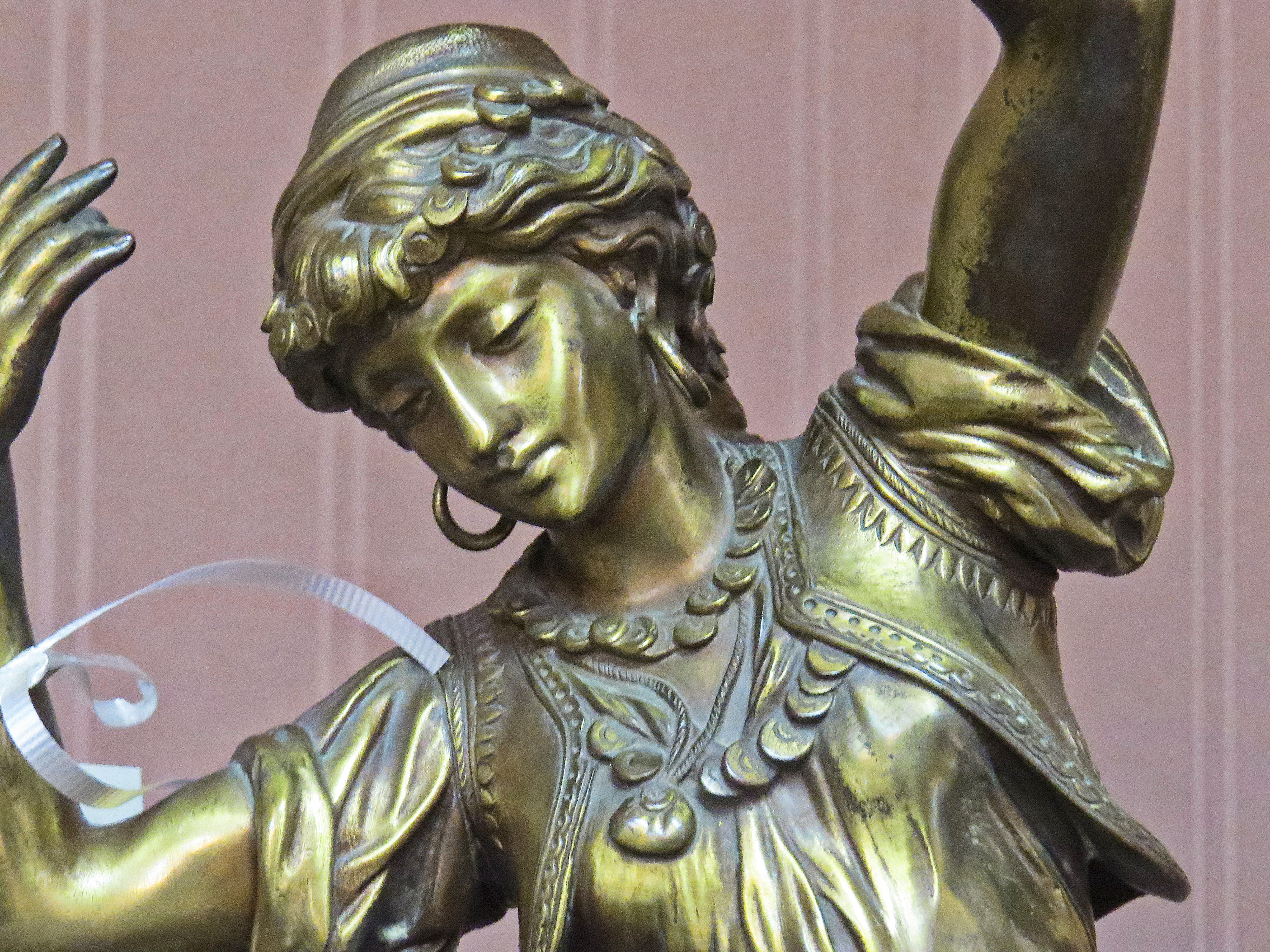 Bronze Statue of a Young Gypsy Woman, “Esmeralda” by Adrien Etienne Gaudez