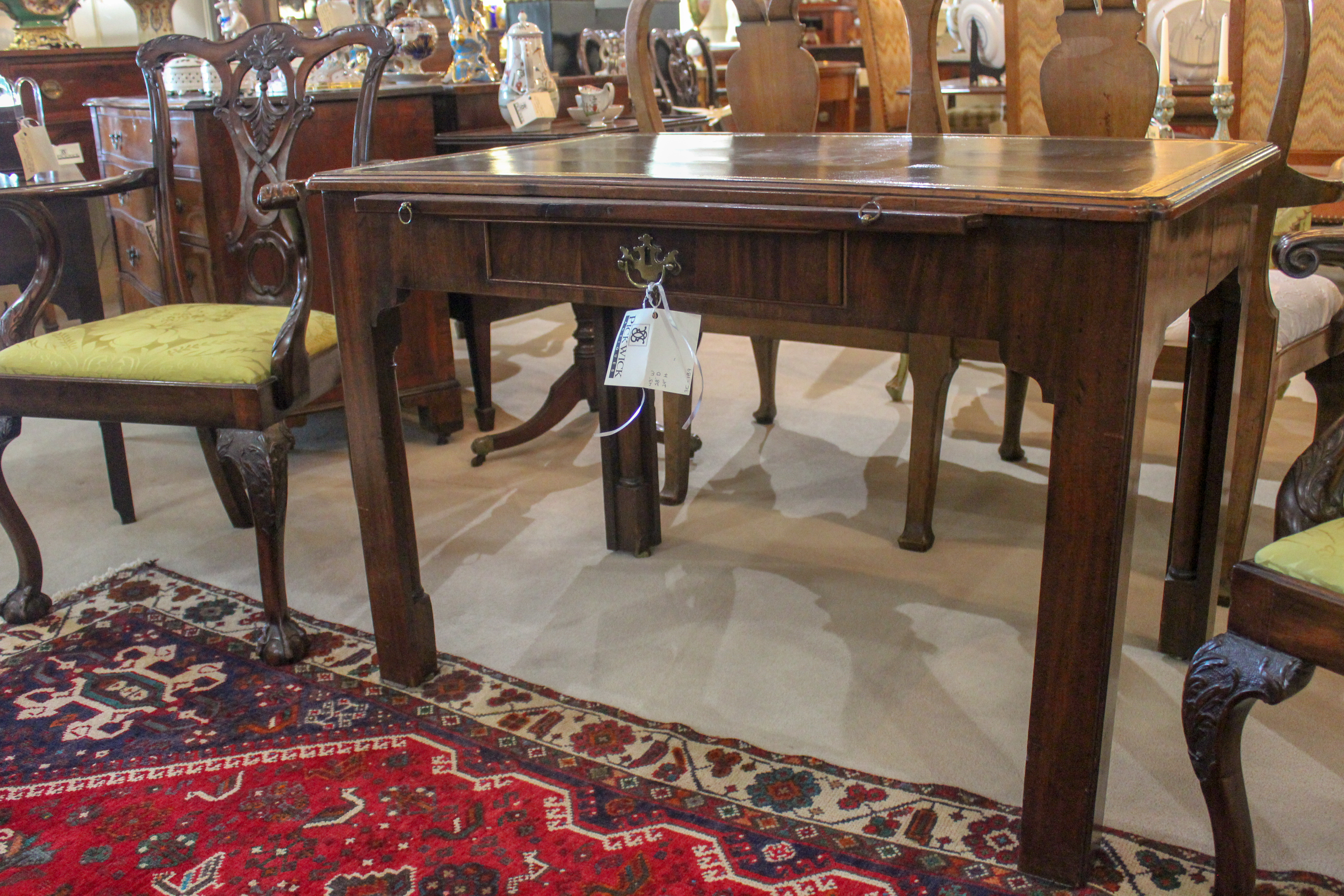 An English George II Period Chippendale Writing Table