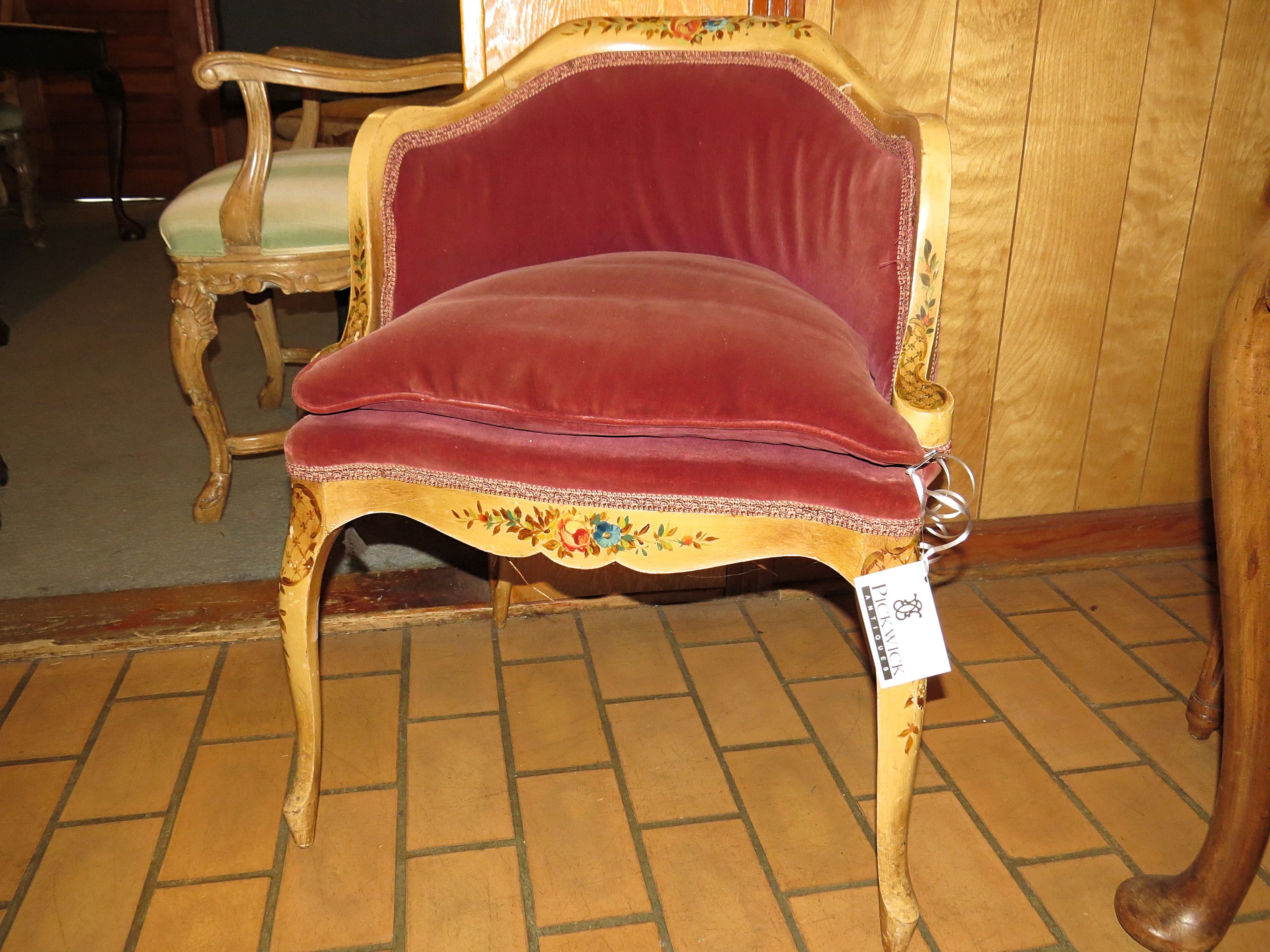 A Petite Ladies Dressing Table Chair
