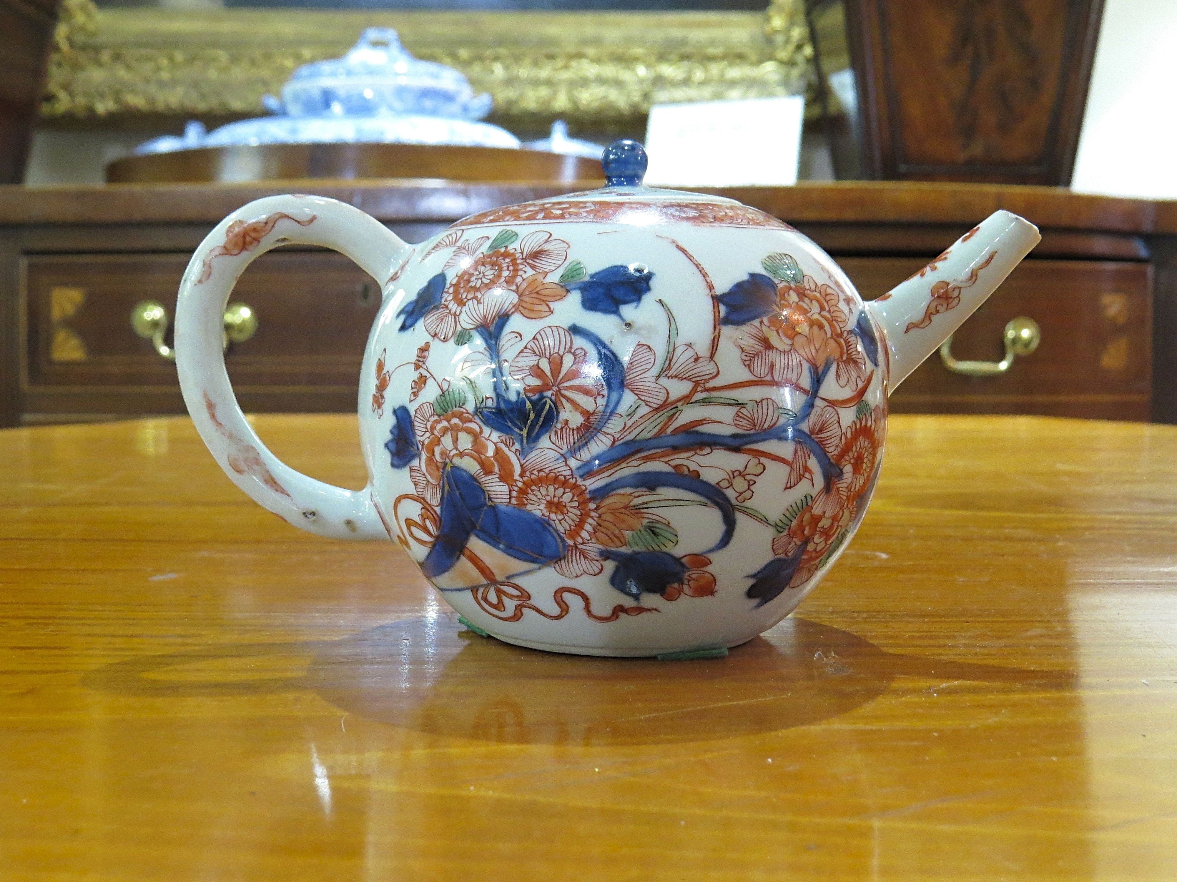 Chinese Imari Porcelain Teapot
