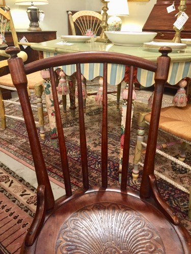 Set of Four Bent Wood Pub Chairs