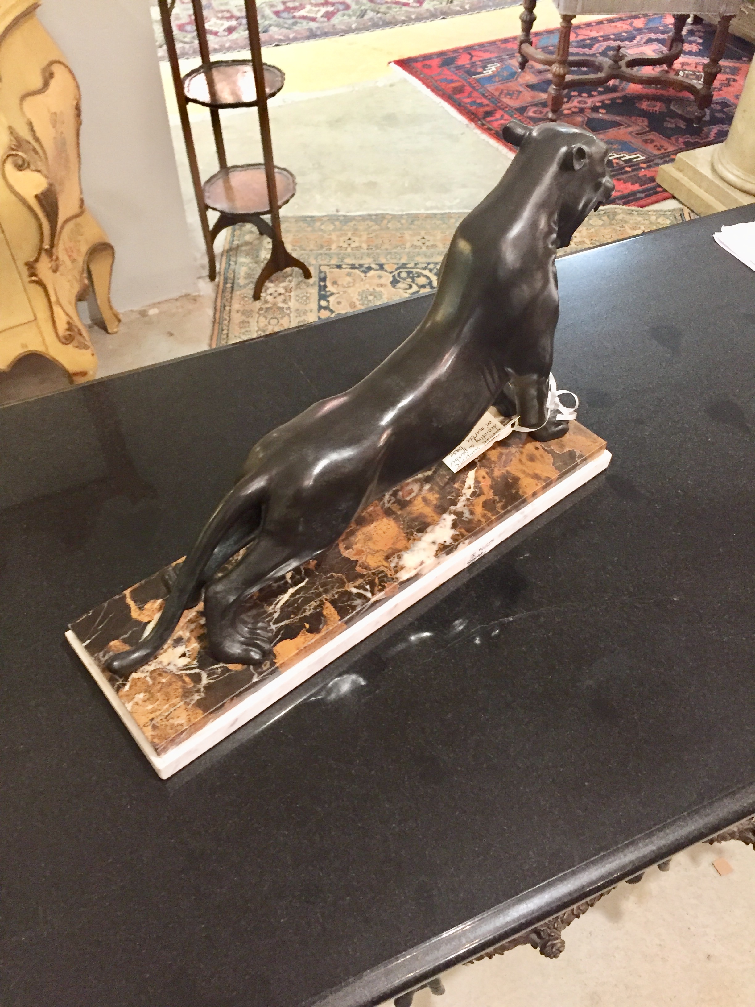 Bronze Sculpture of a Panther  (SOLD)