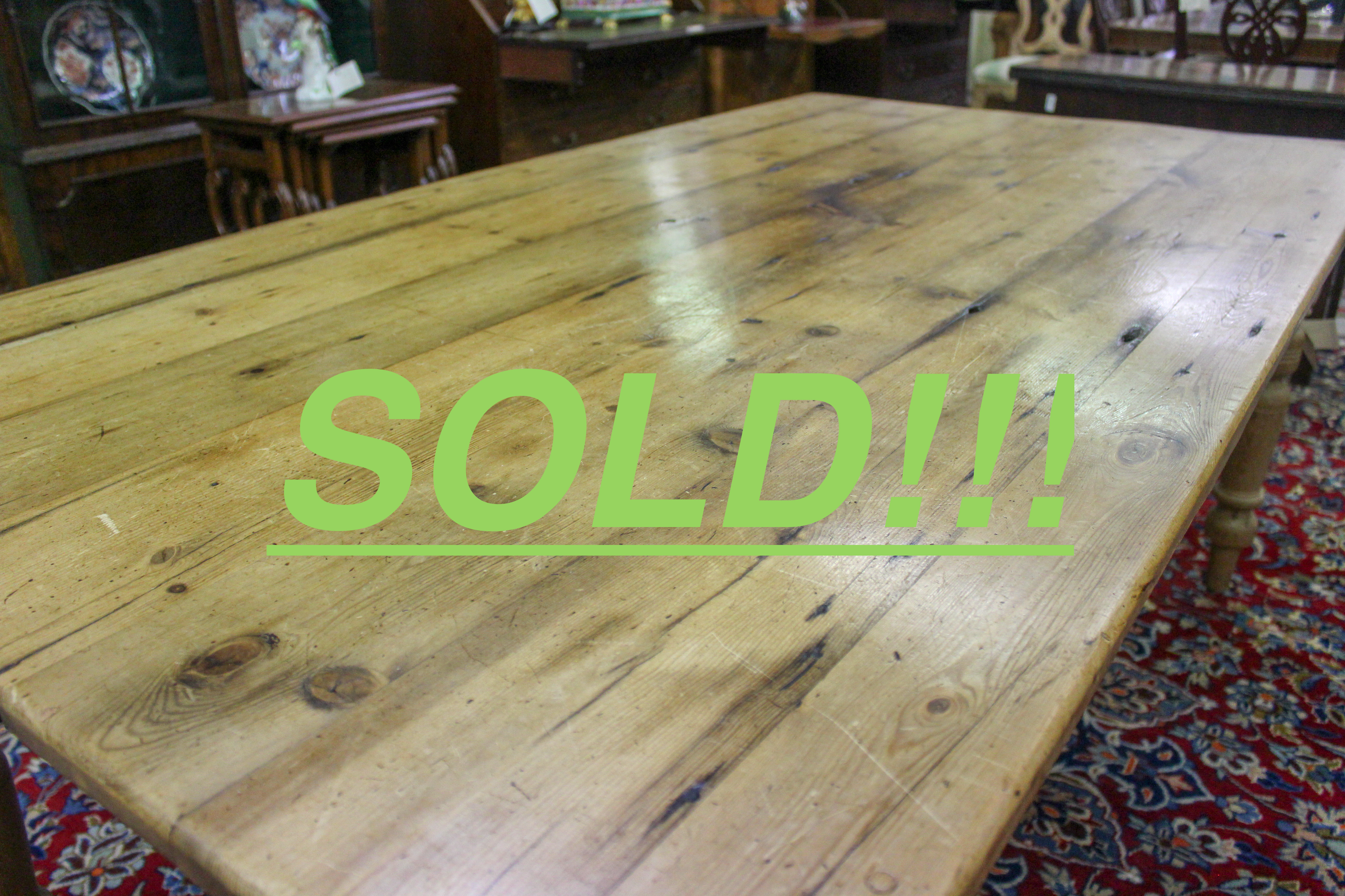 Country Farm House Dining Table  (SOLD)