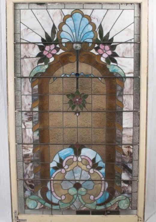 Exceptional Leaded Glass Window